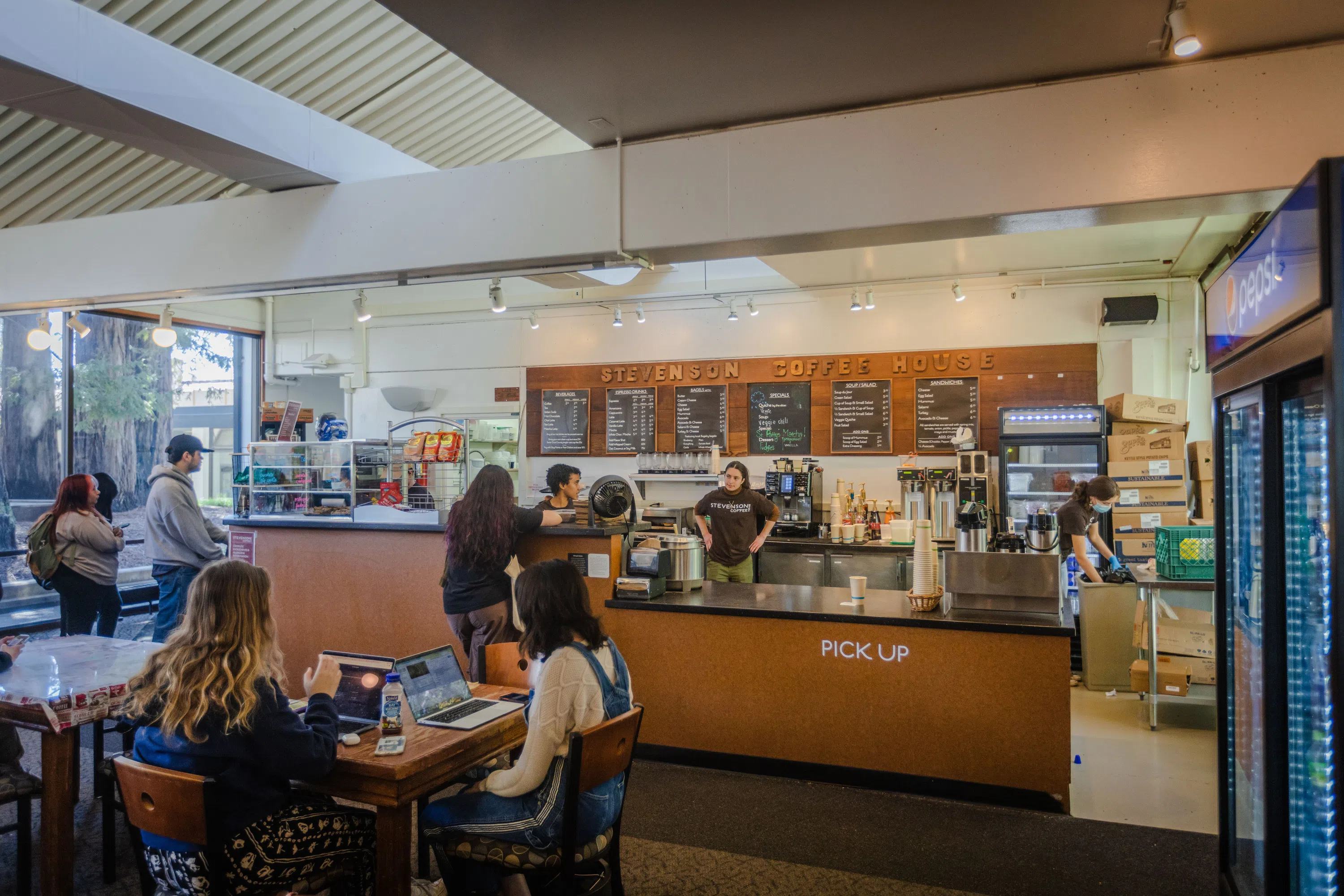 Stevenson Coffee House interior