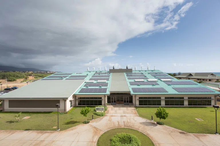 Ariel shot of the Ike Le'a Building 