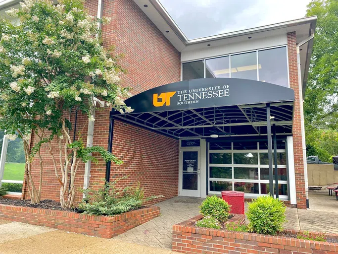 Student Union exterior and awning 