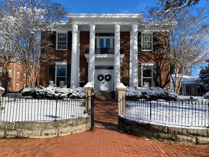 Colonial Hall snow