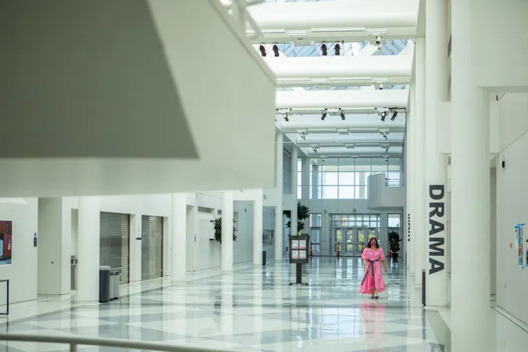 Interior photo of the Center for the Arts.