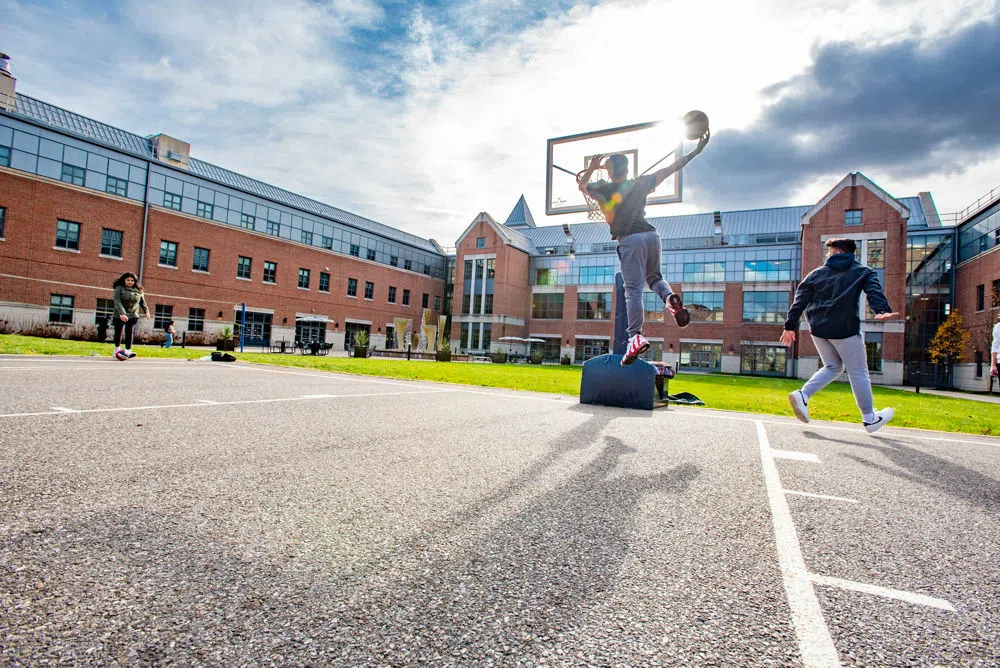 Exterior photos of UConn Waterbury