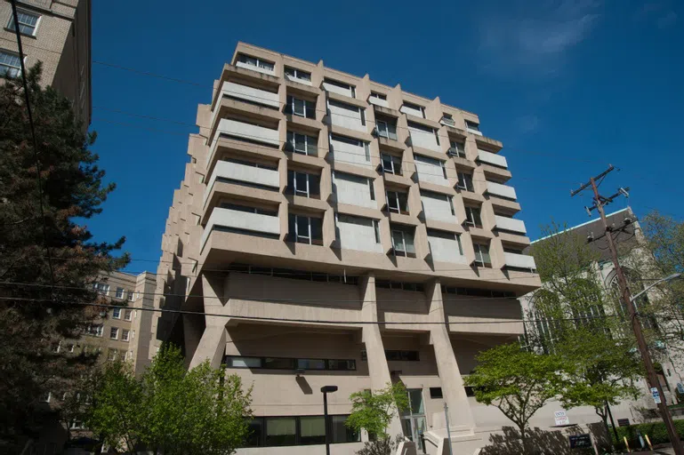 Exterior photo of Information Sciences Building