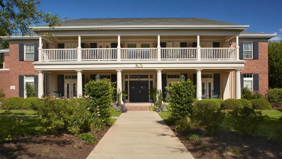 View of the front of the Kappa Delta house