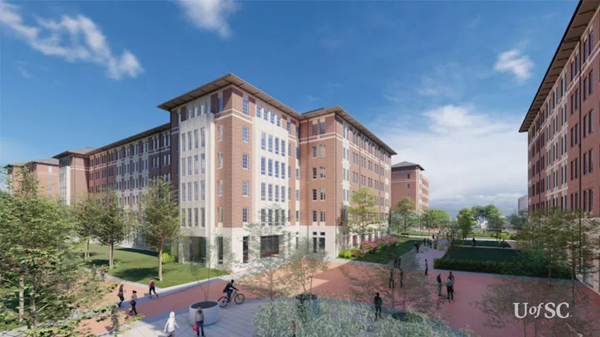 Rendering of the Campus Village project