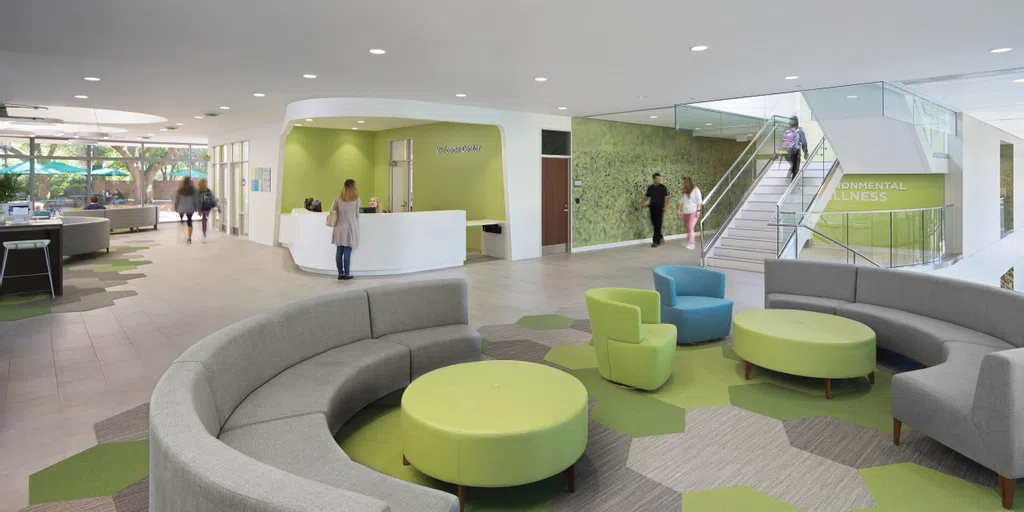 Lobby of the Center for Health and Well-Being