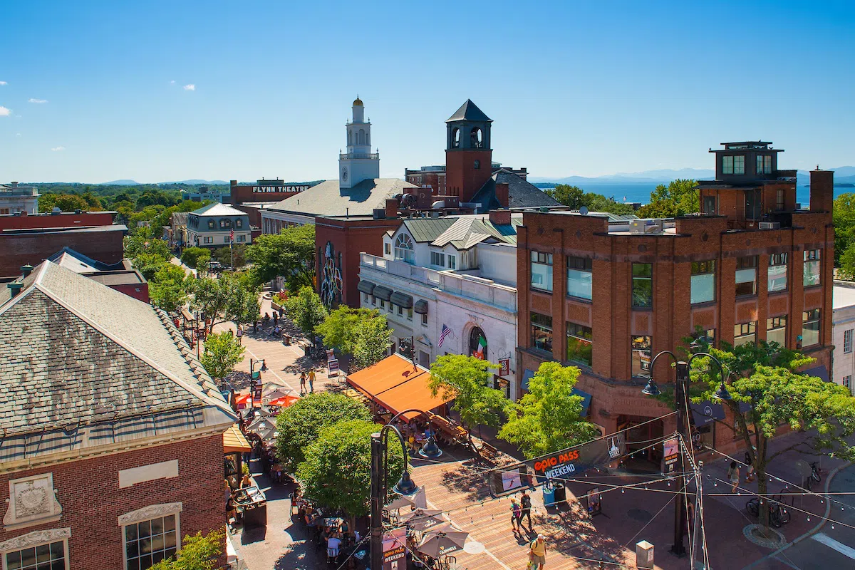 Aerial view of Church Street