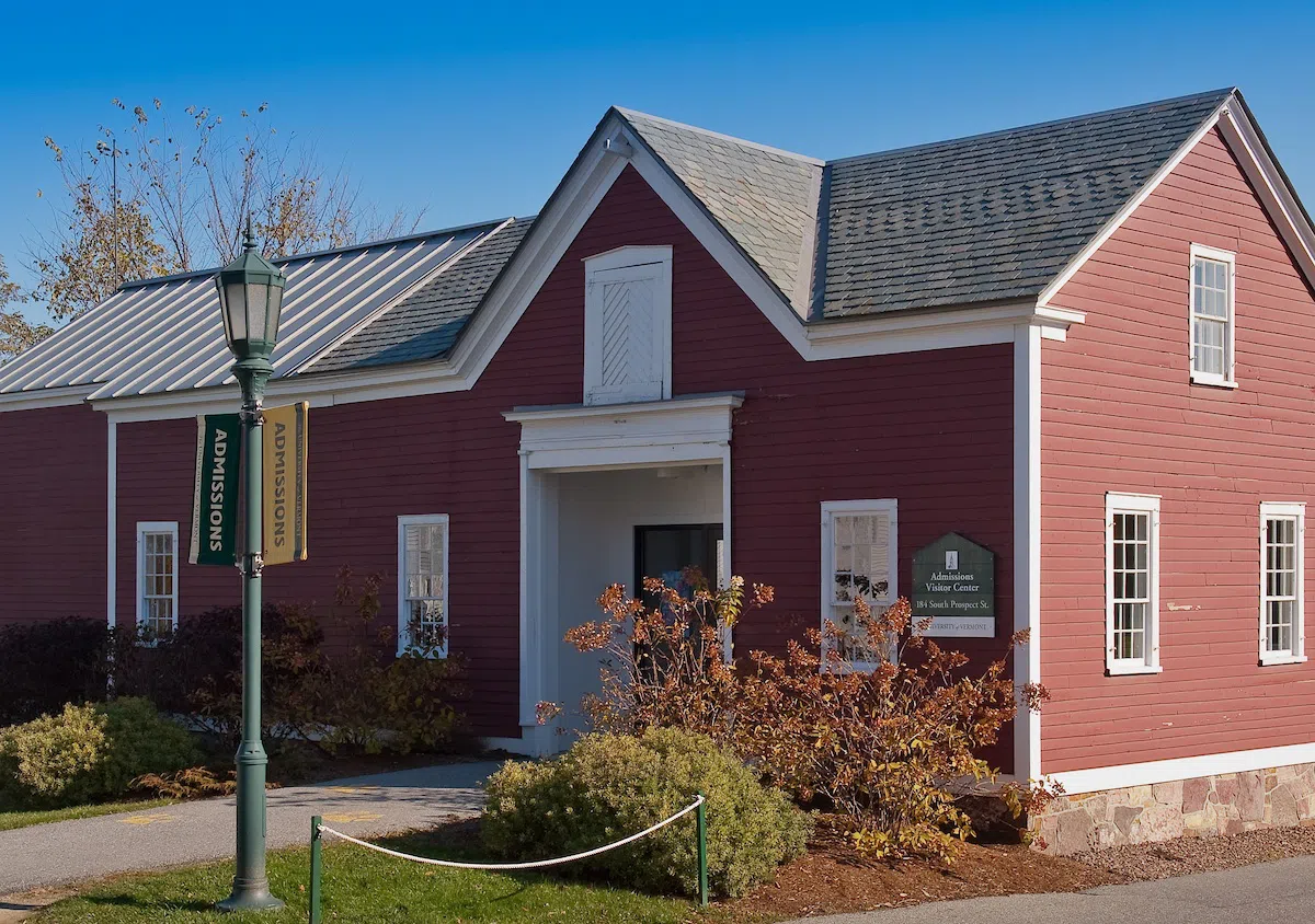 Outside view of Admissions Visitor Center