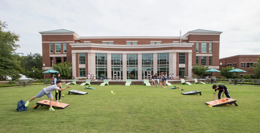 Exterior view of The Commons Center