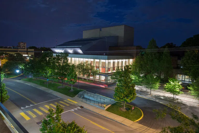 Exterior view of the Blair School of Music