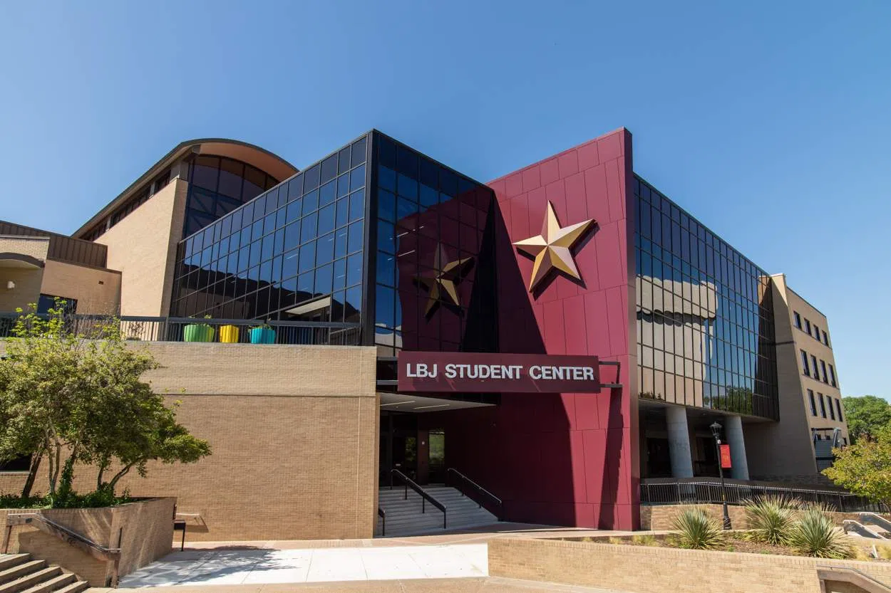 LBJ Student Center has a napping lab where students can check out blankets and pillows and rest before their next class. 