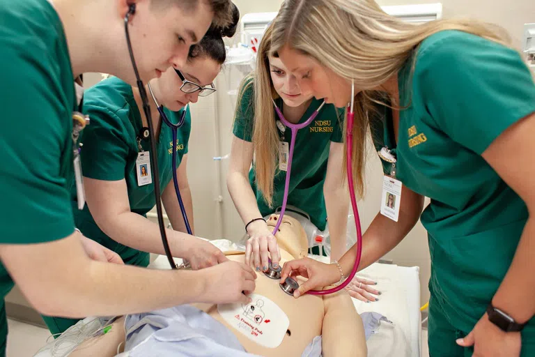 A nursing skills laboratory, assessment lab, and simulation center are maintained at both BSN program sites, in Fargo and Bismarck, ND.