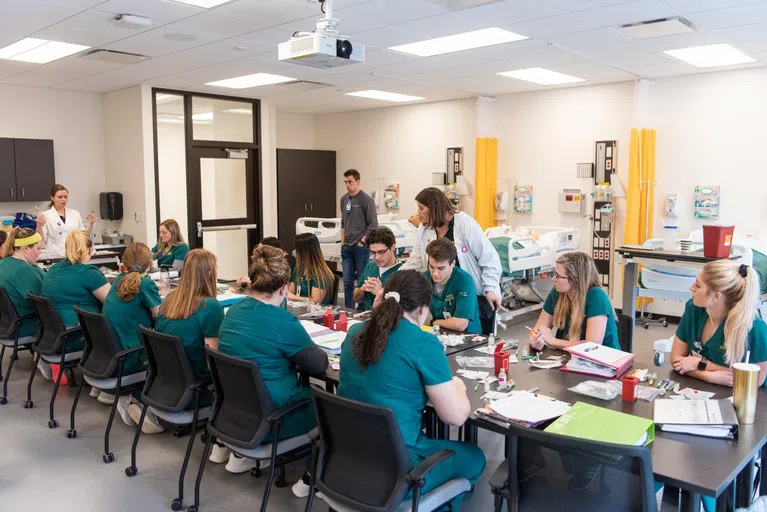 Faculty members in the NDSU School of Nursing are experts in their areas and assist students with learning in class, labs, and clinical settings.